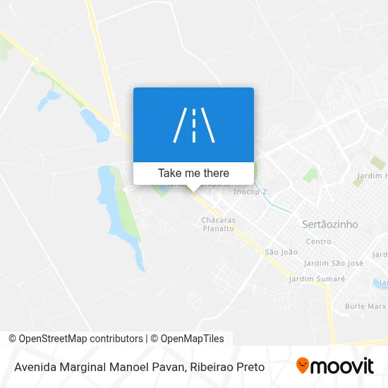 Avenida Marginal Manoel Pavan map