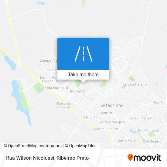 Rua Wilson Nicolussi map