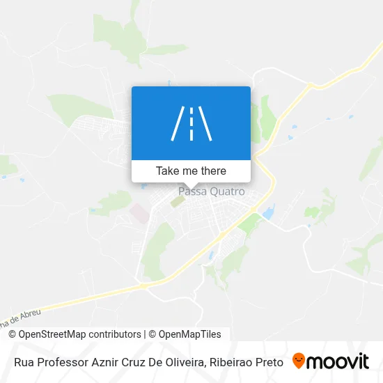 Rua Professor Aznir Cruz De Oliveira map