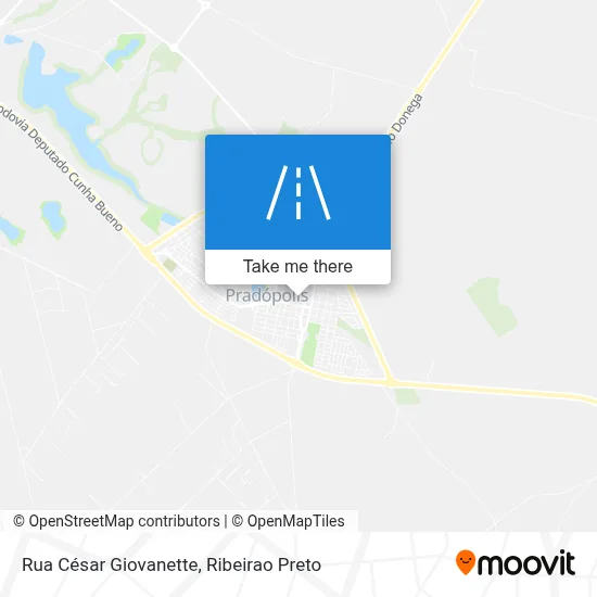 Rua César Giovanette map