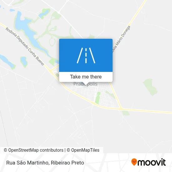 Rua São Martinho map