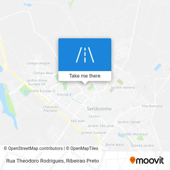 Rua Theodoro Rodrigues map