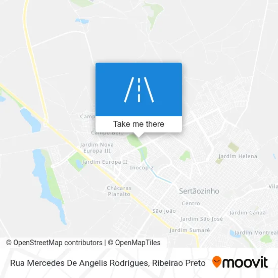 Rua Mercedes De Angelis Rodrigues map