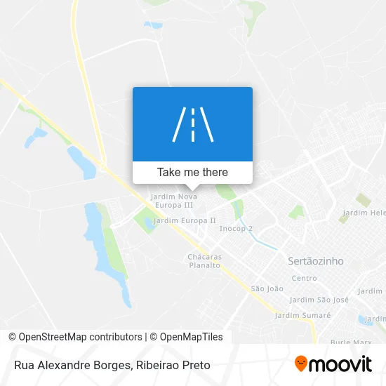 Rua Alexandre Borges map