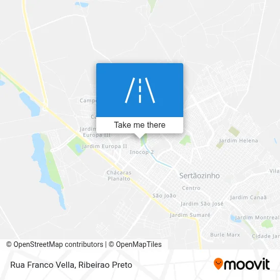 Rua Franco Vella map