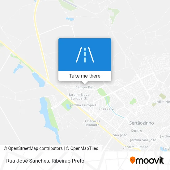 Rua José Sanches map