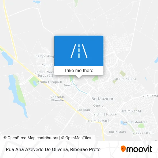 Rua Ana Azevedo De Oliveira map