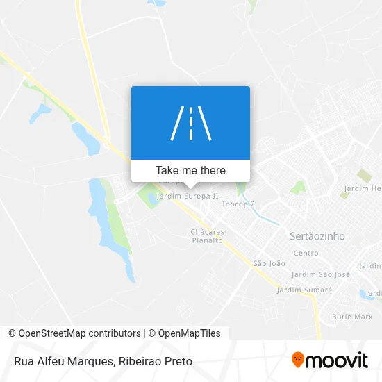 Rua Alfeu Marques map