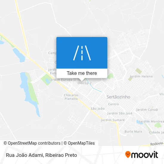Rua João Adami map