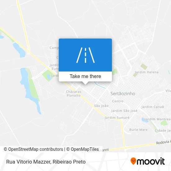 Rua Vitorio Mazzer map