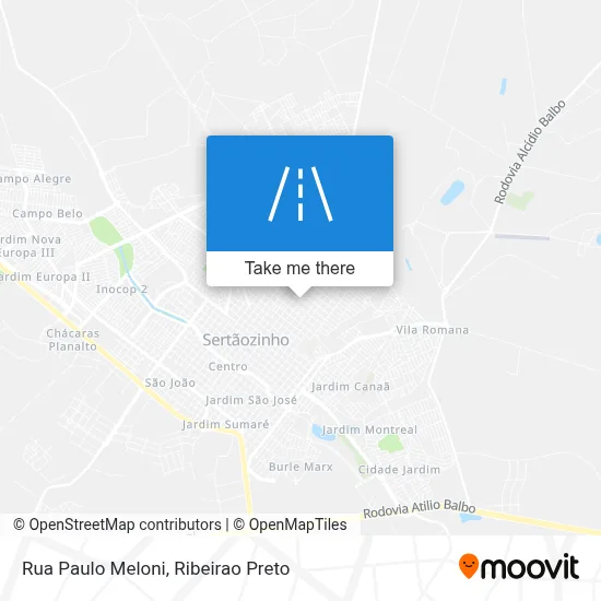Rua Paulo Meloni map