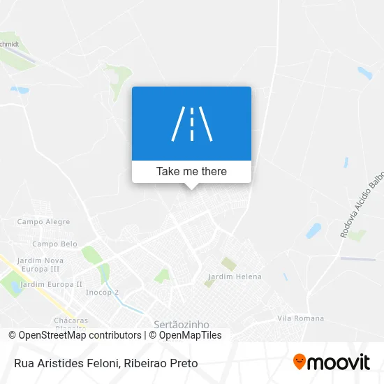 Rua Aristides Feloni map
