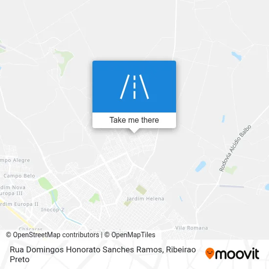 Rua Domingos Honorato Sanches Ramos map