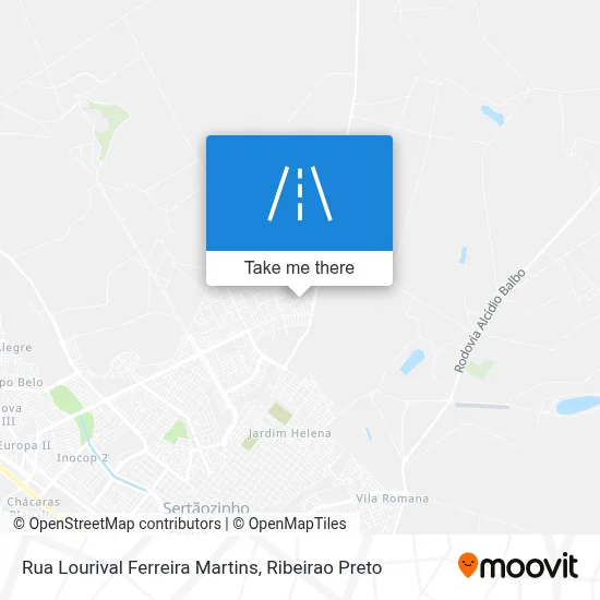Rua Lourival Ferreira Martins map