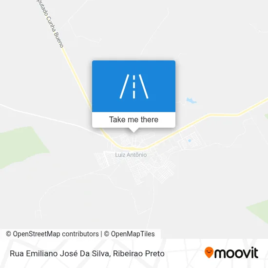 Rua Emiliano José Da Silva map