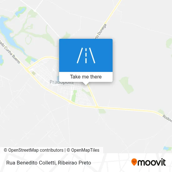 Rua Benedito Colletti map