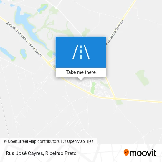 Rua José Cayres map