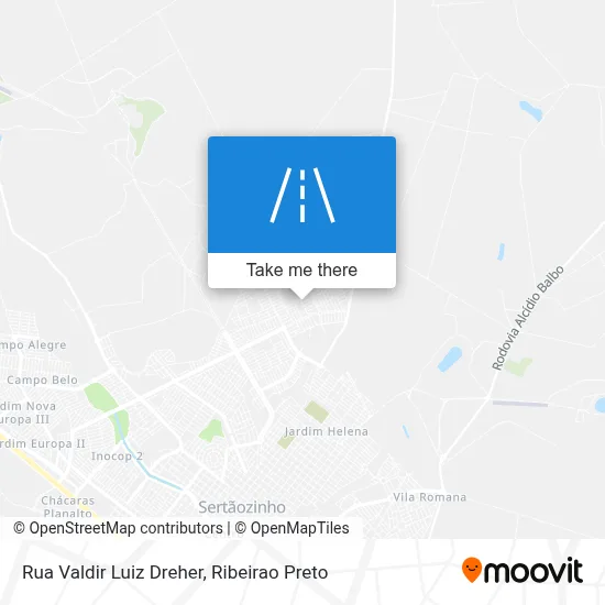 Rua Valdir Luiz Dreher map