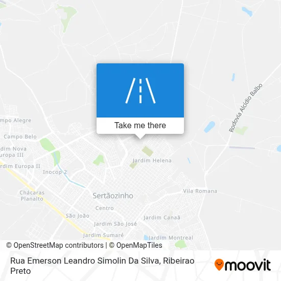 Rua Emerson Leandro Simolin Da Silva map