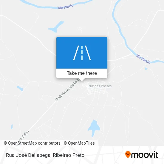 Rua José Dellabega map