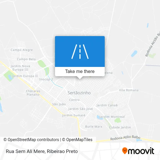 Rua Sem Ali Mere map