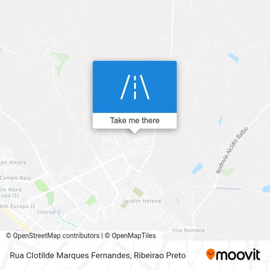 Rua Clotilde Marques Fernandes map