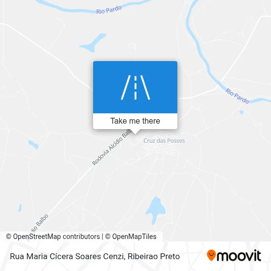 Rua Maria Cícera Soares Cenzi map
