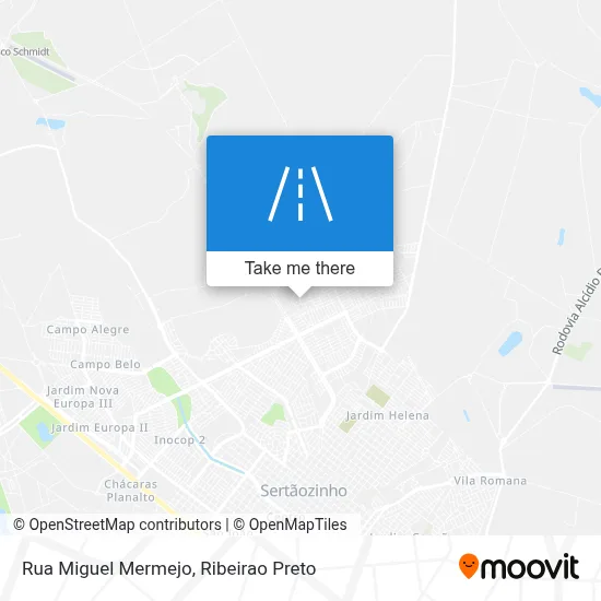 Rua Miguel Mermejo map