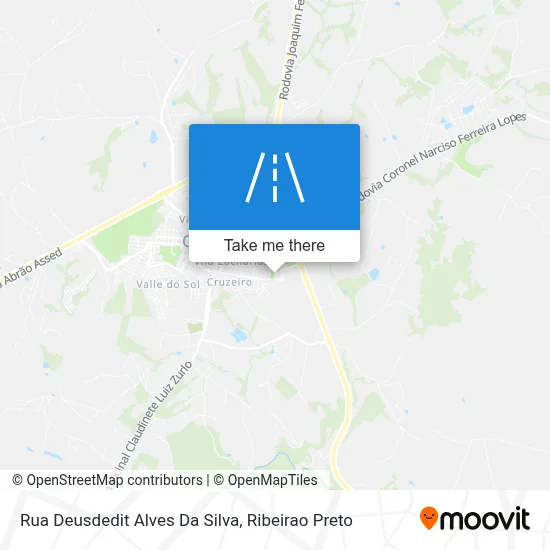 Rua Deusdedit Alves Da Silva map