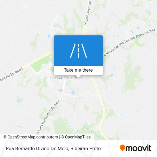 Rua Bernardo Divino De Melo map