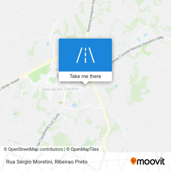 Rua Sérgio Moretini map