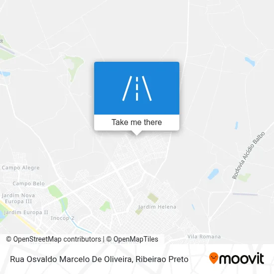 Rua Osvaldo Marcelo De Oliveira map