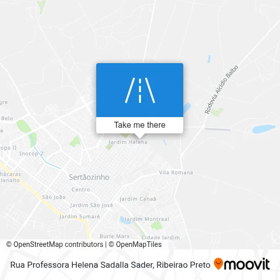 Rua Professora Helena Sadalla Sader map