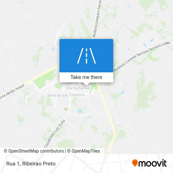 Rua 1 map