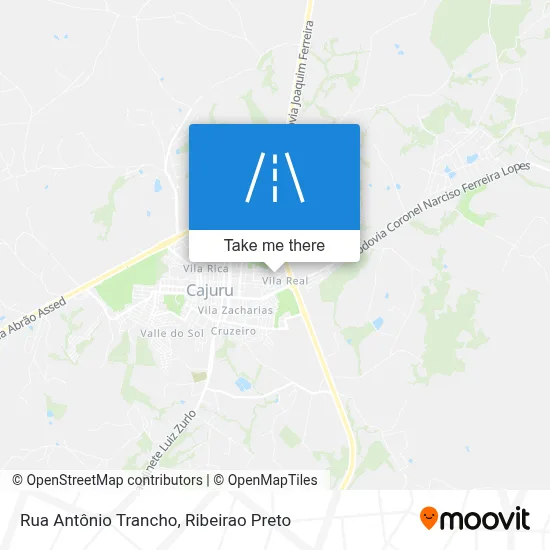 Rua Antônio Trancho map
