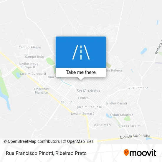 Rua Francisco Pinotti map