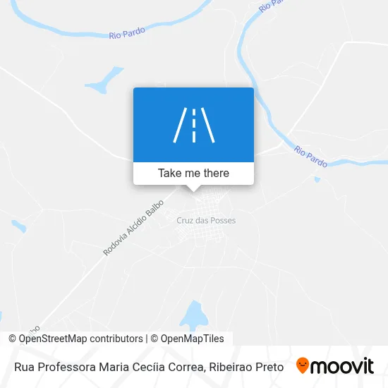 Rua Professora Maria Cecíia Correa map
