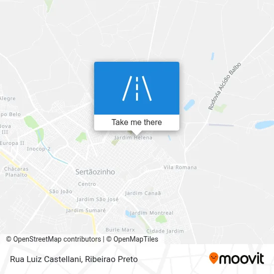 Rua Luiz Castellani map