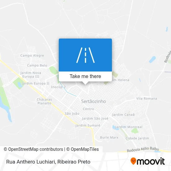 Rua Anthero Luchiari map