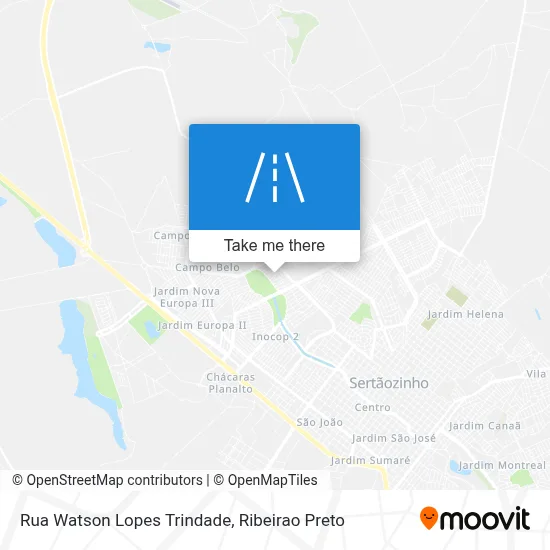 Rua Watson Lopes Trindade map