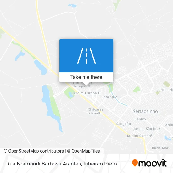 Rua Normandi Barbosa Arantes map