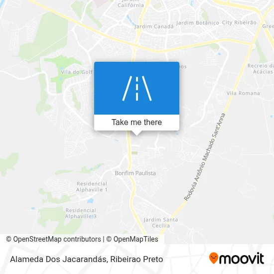 Alameda Dos Jacarandás map