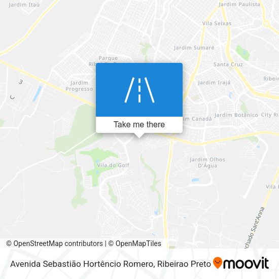 Avenida Sebastião Hortêncio Romero map