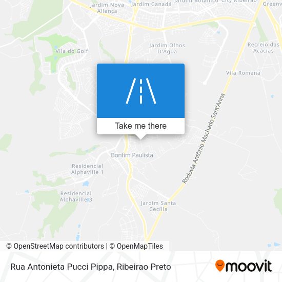 Rua Antonieta Pucci Pippa map