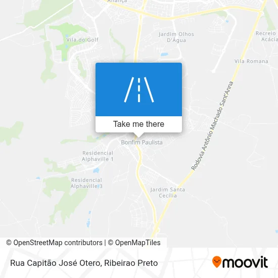 Rua Capitão José Otero map