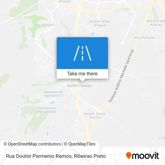 Rua Doutor Parmenio Ramos map