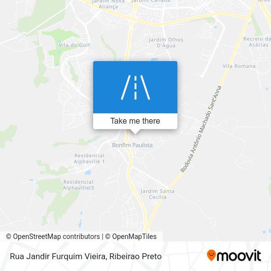 Rua Jandir Furquim Vieira map