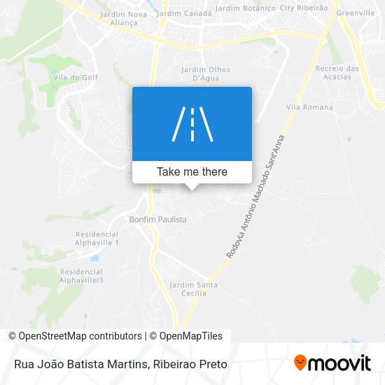 Rua João Batista Martins map