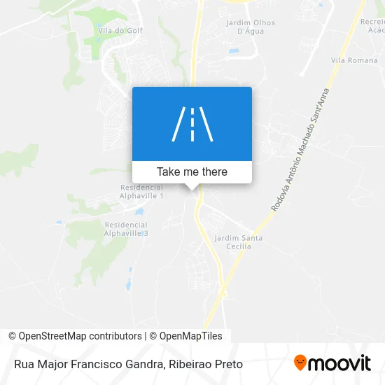 Rua Major Francisco Gandra map