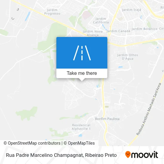 Rua Padre Marcelino Champagnat map